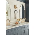 thumbnail image 2 of Amerock Revitalize Matte Black Closed Towel Ring, 2 of 8