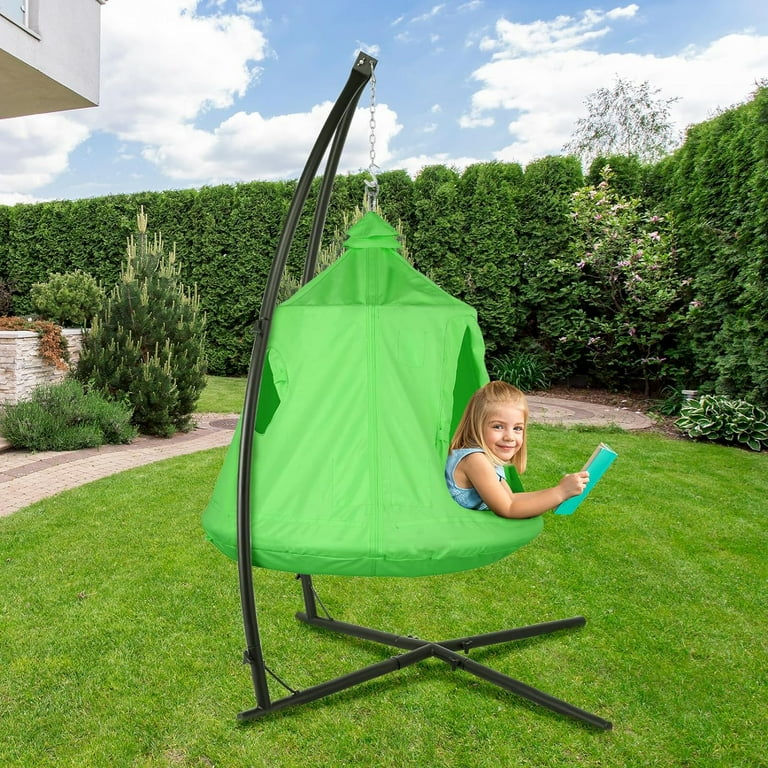 Kids hanging tent with stand hotsell