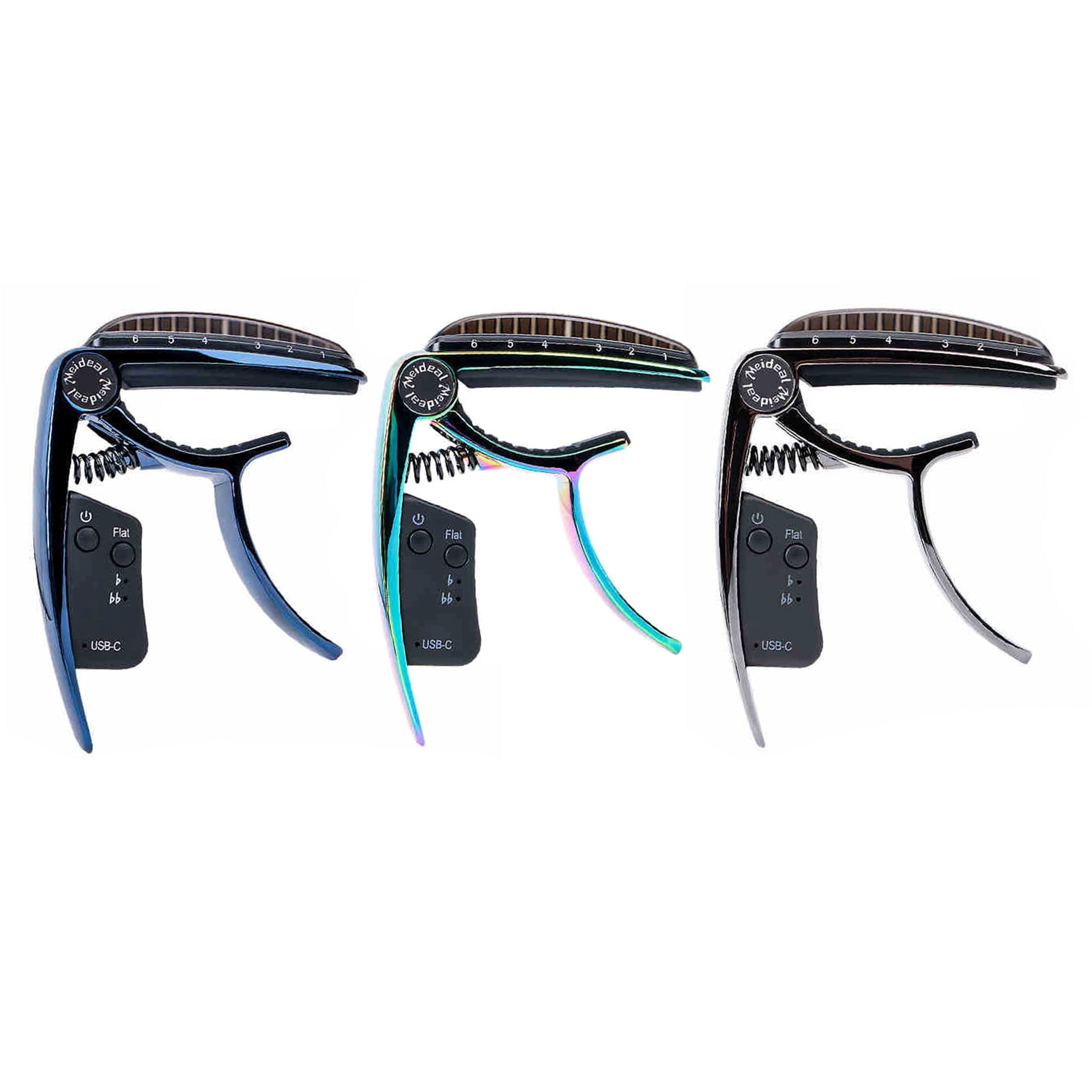 Metal Ukulele Capo Single Handed Operations Professional Capo Alloy Texture Suitable for All Guitar Enthusiasts Present
