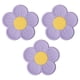 thumbnail image 1 of 3 piezas de estera aislante de silicona resistente a altas temperaturas de calidad alimentaria, posavasos de silicona con flores de dos colores, 1 of 5
