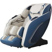 BestMassage Zero Gravity Full Body Massage Chair with Built-In Heat Therapy Foot Roller ,Smart Voice Controller,Bluetooth Speaker,Blue