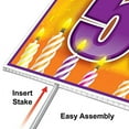 thumbnail image 2 of Beistle Plastic 50th Birthday Yard Sign With Stake Outdoor Lawn Decorations, 11.5" x 15.5", Multicolored, 2 of 5