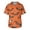 Saffron B, variant on Men's Halloween Print Scrub Tops Short Sleeve V-Neck Chest & Two Front Patch Pockets Repeating Bat Print Medical Shirts for Men Dental Vet Clinic Healthcare Light Brown B L