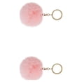 thumbnail image 2 of Wosthever Llavero de bola difusa Llaveros cómodos Llaveros convenientes Mujeres Rosa 5cm 2Conjunto, 2 of 6