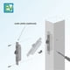 thumbnail image 3 of Valores esenciales de la cerradura de embutir para puertas corredizas de repuesto, 3 of 7