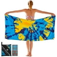 thumbnail image 1 of AKASO Beach Towel, Lightweight Microfiber Super Absorbent Quick Fast Dry Sand Free 63x31 in, 1 of 8