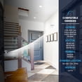 thumbnail image 5 of LUXRITE 7 In. LED Flush Mount Light + PIR Motion Sensor, 13W, 1100LM, 5CCT, Dimmable CRI90 Title 24 Compliant ETL 2 Pack, 5 of 7