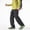 Black, variant on Cargo Pants for Men Drawing Waist Hiking Sports Lightweight Solid Color Athletic Work Pants with Zipper Pockets