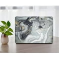 thumbnail image 3 of KSK KAISHEK Hard Shell Case Cover Compatible MacBook Pro 16" with Touch ID Type C + Black Keyboard Cover Model: A2141 (Marble 51), 3 of 5