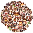 thumbnail image 2 of 35pcs-50pcs Cute Animal Stickers Cowboy Character Stickers PVC Stickers for Laptops Notebooks Suitcases, 2 of 9