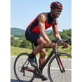 thumbnail image 3 of Qualidyne Men's Sleeveless Cycling Jersey Vest, Full-Zip Quick-Dry Bike Jersey with 3 Rear Pockets & Reflective Detail, 3 of 13