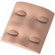 thumbnail image 1 of ZHAOCHENG Cabeza de maniquí de pestañas, tapas de pestañas realistas extraíbles, tapas de maniquí de repuesto para ejercicios de pestañas, maquillaje, 1 of 5