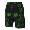 thumbnail image 4 of Vsdgher Numbers Skull Men's Beach Shorts, Surfing shorts, Swim trunks, Quick Dry Swim Trunks for Surfing Beach Fun -Large, 4 of 6