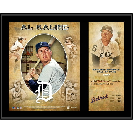 Hall Of Fame Plaque - Al Kaline Detroit Tigers 12