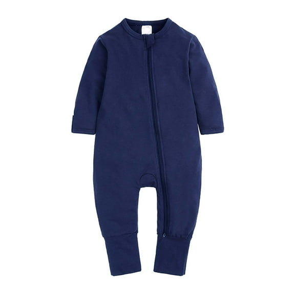 QISIWOLE Newborn Baby Boys Girls Long-sleeve Cartoon Romper Jumpsuit Clothes Outfits Clearance