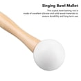 thumbnail image 3 of Bowl Mallet, Solid Wood Singing Bowl Mallet Durable  For Beginners For Yoga, 3 of 8