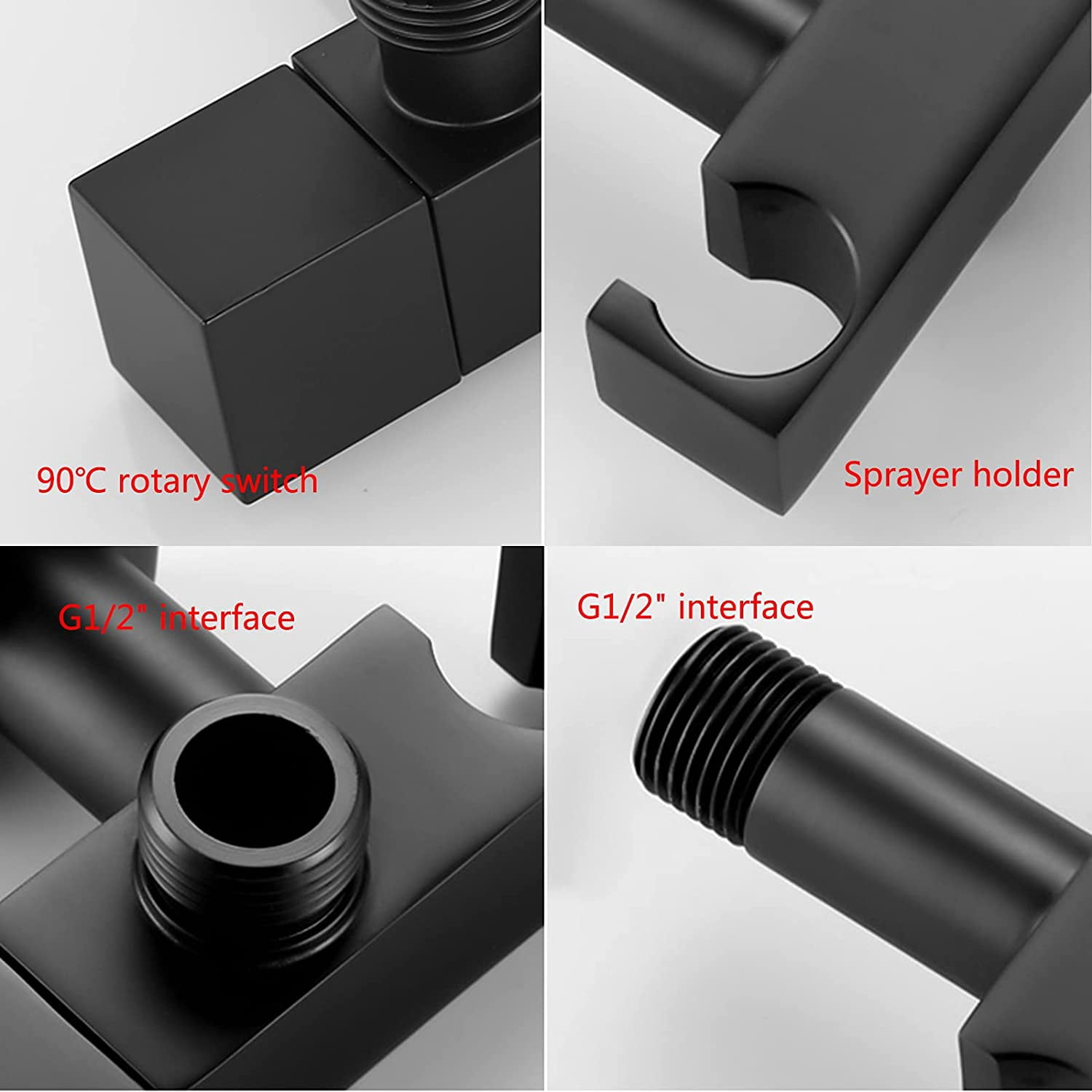 Handheld Bidet Sprayer for Toilet, Black Baby Cloth Diaper Washer Set Brass Bathroom Sprayer Kit Wall Mounted Single Handle Multifunctional Bathroom Bidet Faucet with Anti Leaking Hose
