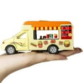 thumbnail image 6 of Interaction Fast Food Truck Pull Back Car Toy Safe Pretend Play Model Vehicle, 6 of 10