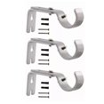 thumbnail image 2 of Curtain Rod Bracket Holder, Easy To Install 3 Set Wall Curtain Rod Bracket Adjustable  For Cloak, 2 of 8