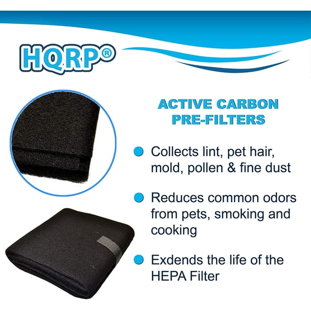Préfiltre anti-odeurs HQRP pour filtre Honeywell (A) / HRF-APP1