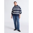 thumbnail image 2 of Free Assembly Women's and Women's Plus Half Zip Sweater with Long Sleeves, Midweight, Sizes XS-4X, 2 of 5