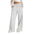 thumbnail image 2 of Girl Baggy Sweatpants Teen Wide Leg Loose Fit Swea𝐭 Pants High Waisted Drawstring Athletic Joggers Kids Oversized Trousers, 2 of 5
