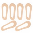 thumbnail image 5 of Tnobhg 3 Pairs High Heels Invisible Socks Low-cut Sallow Thin Solid Color High Elasticity Anti-slip Silicone Sweat-absorption Anti-shrink Short Boat Socks, 5 of 8