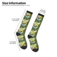 thumbnail image 4 of Fotbe Surfing Dinosaur print Women's Men's Novelty Crew Socks Cotton Socks Knee High Socks for Walking,Running,Nurses,Pregnancy, 4 of 8