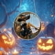 thumbnail image 5 of Colgante de pared acrílico de bruja con colgante de cristal,decoración de Halloween para el hogar,decoración de pared de brujería gótica, 5 of 8