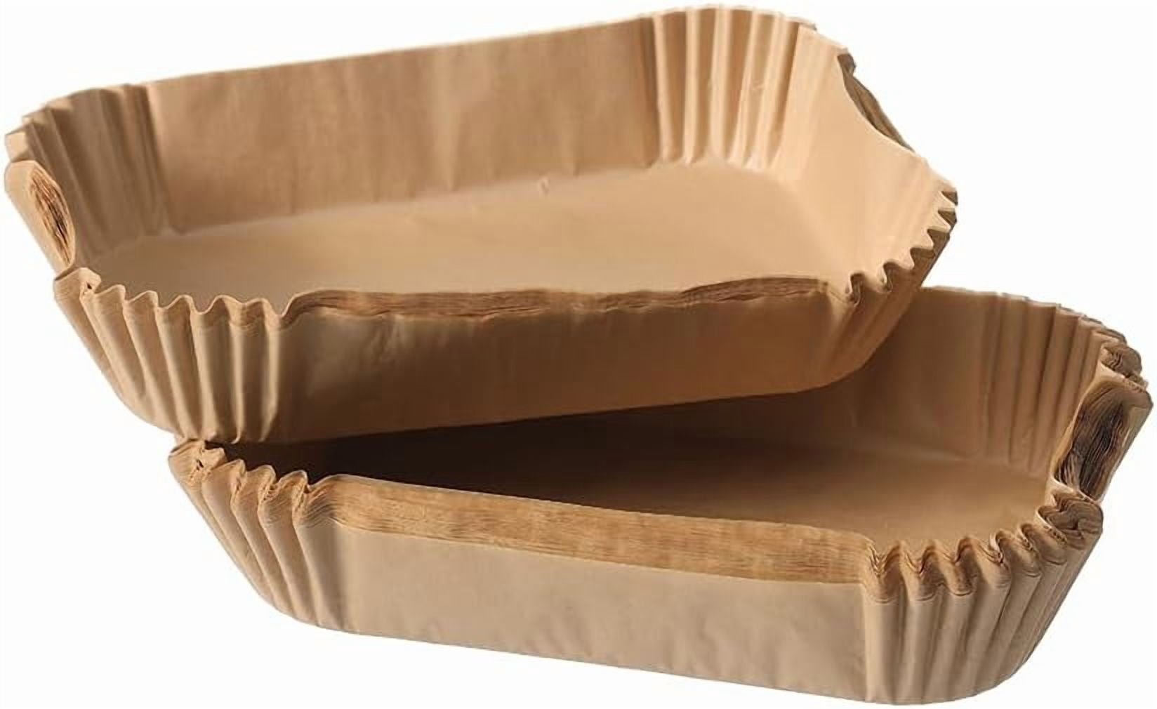 JJEAN-Air Fryer Liners Disposable Rectangular.Virgin Pulp Parchment Paper for 4qt-6qt Air Fryer.Food Grade,Non-stick, Oil-proof & Heat Resistant for Baking,Microwave,Cooking & Deep Fryer Accessories