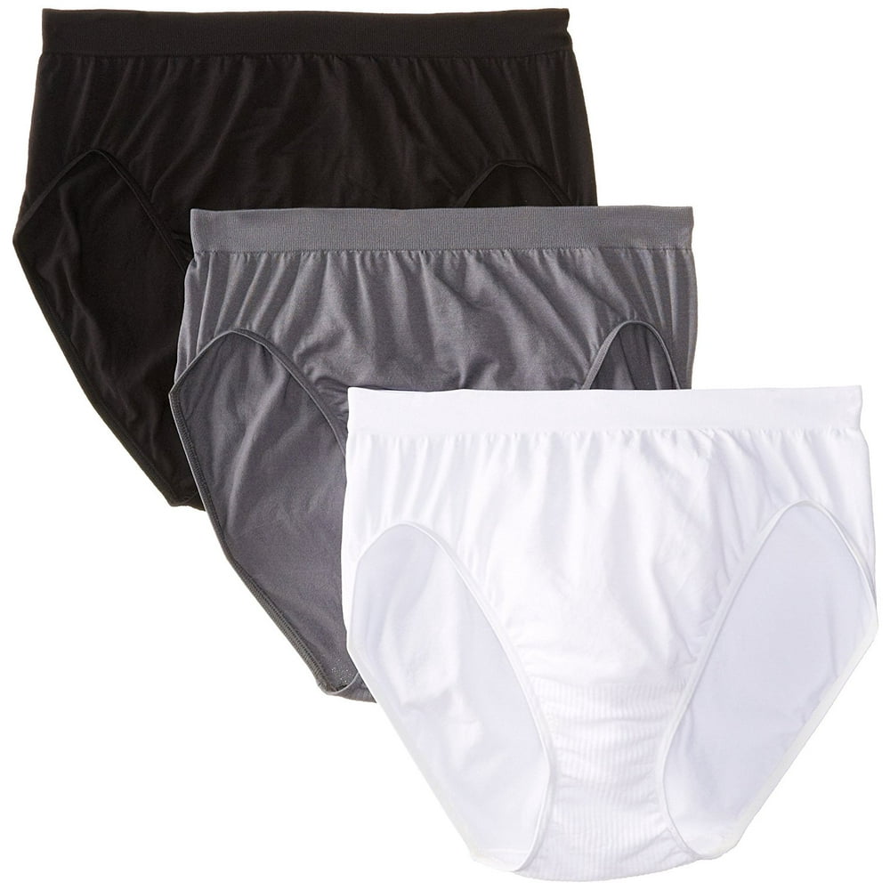 Bali Women's Bali Seamless Comfort Revolution XTemp Hi Cut Panty, 3