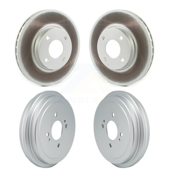 Genius Front Rear Disc Brake Rotors Drums Kit for Car Nissan Kicks Versa KG-101868