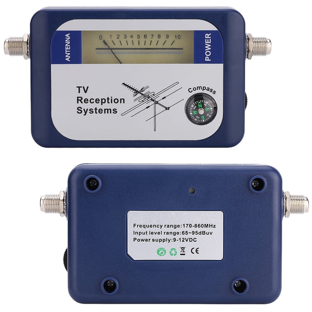 Buscador De Señal De TV Digital, Medidor Profesional Con Retroiluminación Para Antenas Satélites Remotas, Detector De Alta Sensibilidad 170 862 MHz