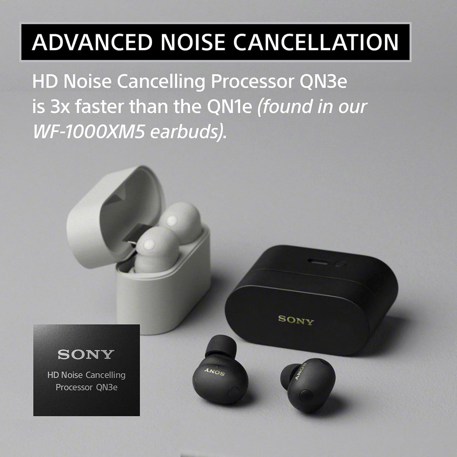 Sony WF-1000XM6 The Best Truly Wireless Noise Cancelling Earbuds - Black