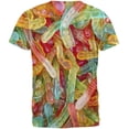 thumbnail image 2 of Gummy Worms All Over Adult T-Shirt - Large, 2 of 2