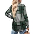 thumbnail image 4 of LiMoi T Shirts Gym 3/4 Length Sleeve Womens Tshirt Plus Size Spring Clothes Tshirts for Women my items ordered, 4 of 8