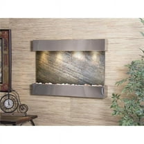 Adagio RCS2012 Reflection Creek Stainless Steel Green Featherstone Wall Fountain