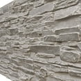thumbnail image 5 of Ekena Millwork 45 3/4"W x 24 1/2"H x 1 1/4"D Canyon Ridge Stacked Stone, EverStone Faux Stone Siding Panel, Grey Granite, 5 of 11