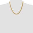 thumbnail image 2 of Real 14kt Yellow Gold 6.75mm Semi-Solid Miami Cuban Chain; 20 inch; Lobster Clasp; for Adults and Teens; for Women and Men, 2 of 5