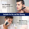 thumbnail image 2 of Electric Razor for Men Foil Electric Shavers for Men Face Electric Razors for Shaving Face Men’s Electric Shavers Cordless Rechargeable Beard Shaver Waterproof LED Display Wet Dry Use b, 2 of 5