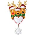 thumbnail image 1 of Navidad 2021, Colgante Familiar Personalizado, Decoración De Árbol De Navidad, Adornos Colgantes De Navidad De Resina Diy Para Amigos De La Familia Methold HA042985-04, 1 of 6
