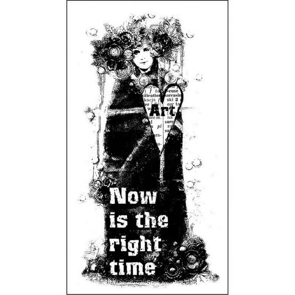 PRIMA MARKETING INC Wood Mounted Stamps-Now Is The UPC 655350962180