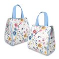 thumbnail image 2 of Pioneer Flower Floral Print Pattern Insulated Lunch Bag for Women & Adults,Large Portable Soft Cooler Lunch Bag,Thermal Food Storage Tote with Pearl Cotton,8.66L,8.75x5.75x9.5 Inch, 2 of 6