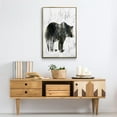 thumbnail image 6 of Bear Totem Framed Premium Gallery Wrapped Canvas - Ready to Hang - 27 x 41 - Gold Floating Frame, 6 of 9