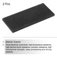 thumbnail image 3 of Uxcell Graphite Block Ingot Rectangle Graphite Electrode Plate Board 100x50x5mm for Melting Casting, Electrolysis Electroplating, 2 Pcs, 3 of 5