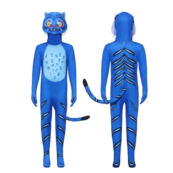 2026 New Halloween Popular Singers Idol Cosplay Costume, Stage Role Play Jumpsuit Full Set Costume, Party Cosplay Set Include Jumpsuit, Halloween Outfits for 3-15 Years, 110(3-4 Years)