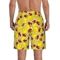 thumbnail image 3 of Naloa Duck with Star Sunglasses Men's Beach Shorts, Surfing shorts, Swim trunks, Quick Dry Swim Trunks for Surfing Beach Fun - Large, 3 of 9