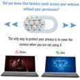 thumbnail image 4 of Charming 4pcs Rhinestone Webcam Cover Privacy Slider Phone Bling Rhinestone Guard for Laptop - Designed for unforgettable celebration needs, 4 of 5