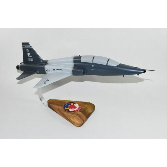 87th Flying Training Squadron T-38 Talon, 18" Mahogany Model