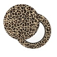 thumbnail image 2 of Kdxio Leopard Print-1 Print Stool Covers Round,Stretch Round Bar Stool Covers Washable Bar Stool Cushion Slipcover for 12-15 Inch Chair, 2 of 7